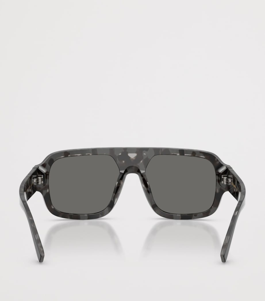 Dolce&Gabbana pilot sunglasses oversized acetate - British product