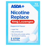 ASDA Nicotine 4mg Lozenges Sugar Free 72 Pack GOODS ASDA   