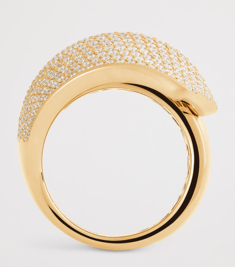 Engelbert Divino ring yellow gold diamond (British brand)