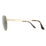 Ray-Ban Hexagonal 3548N gold green sunglasses, imported from the UK