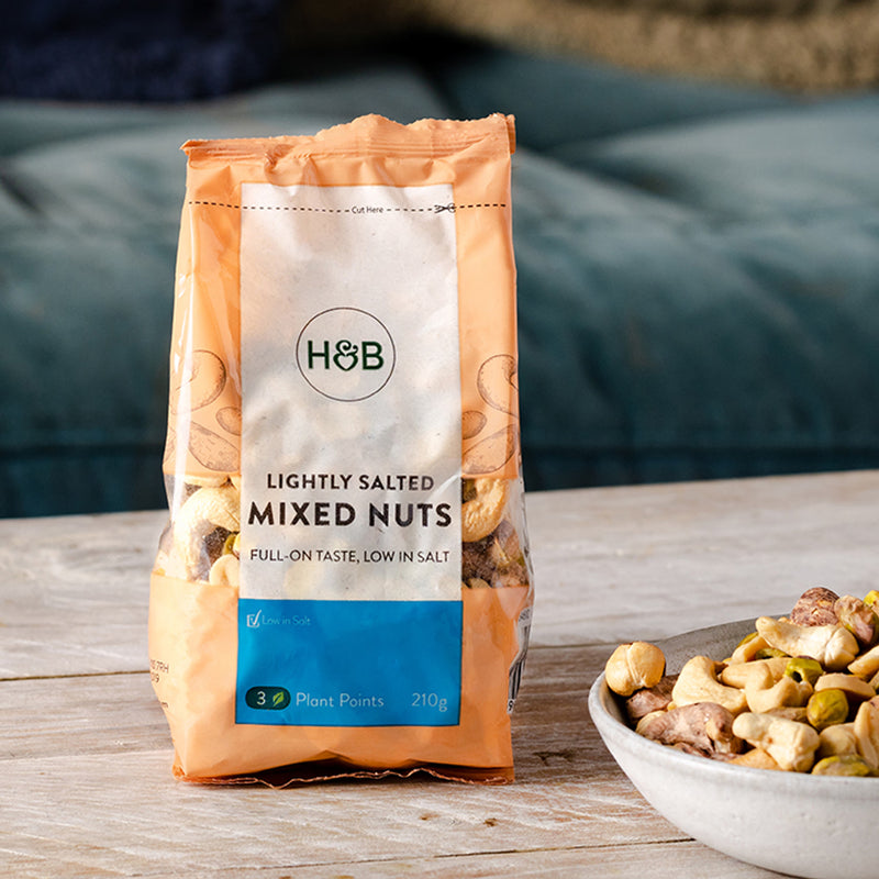 Holland & Barrett Lightly Salted Mixed Nuts 210g, UK version
