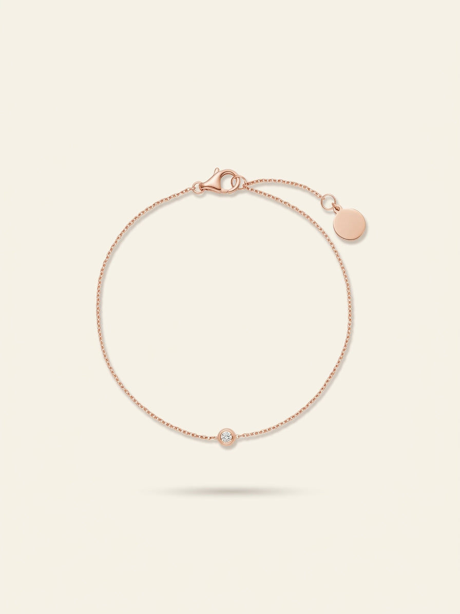 Cartier d'Amour small rose-gold diamond bracelet 0.09ct, UK version