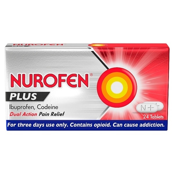 Nurofen Plus Ibuprofen Codeine Tablets 24s GOODS Superdrug   