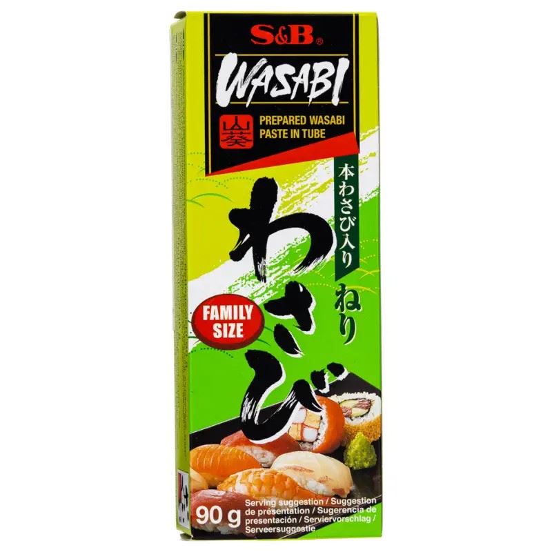 S&B prepared wasabi in tube, family size, UK version