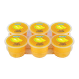 Cocon mango jelly pudding with coconut gel pieces (British brand)