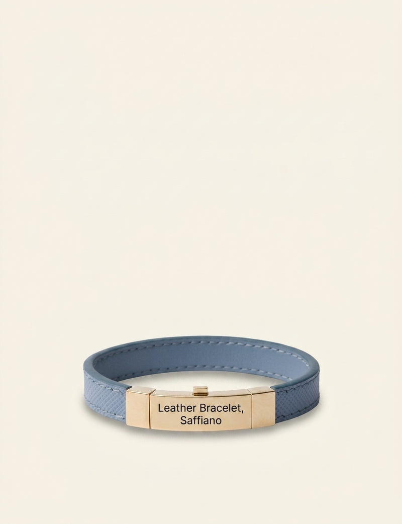 Prada Saffiano leather bracelet 1cm, imported from the UK