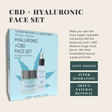 LBL- CBD + Hyaluronic Face Set ( Serum + Moisturiser ) GOODS Superdrug   