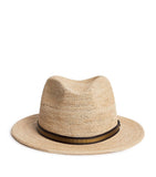 Borsalino hand-crocheted Argentina raffia hat - British product