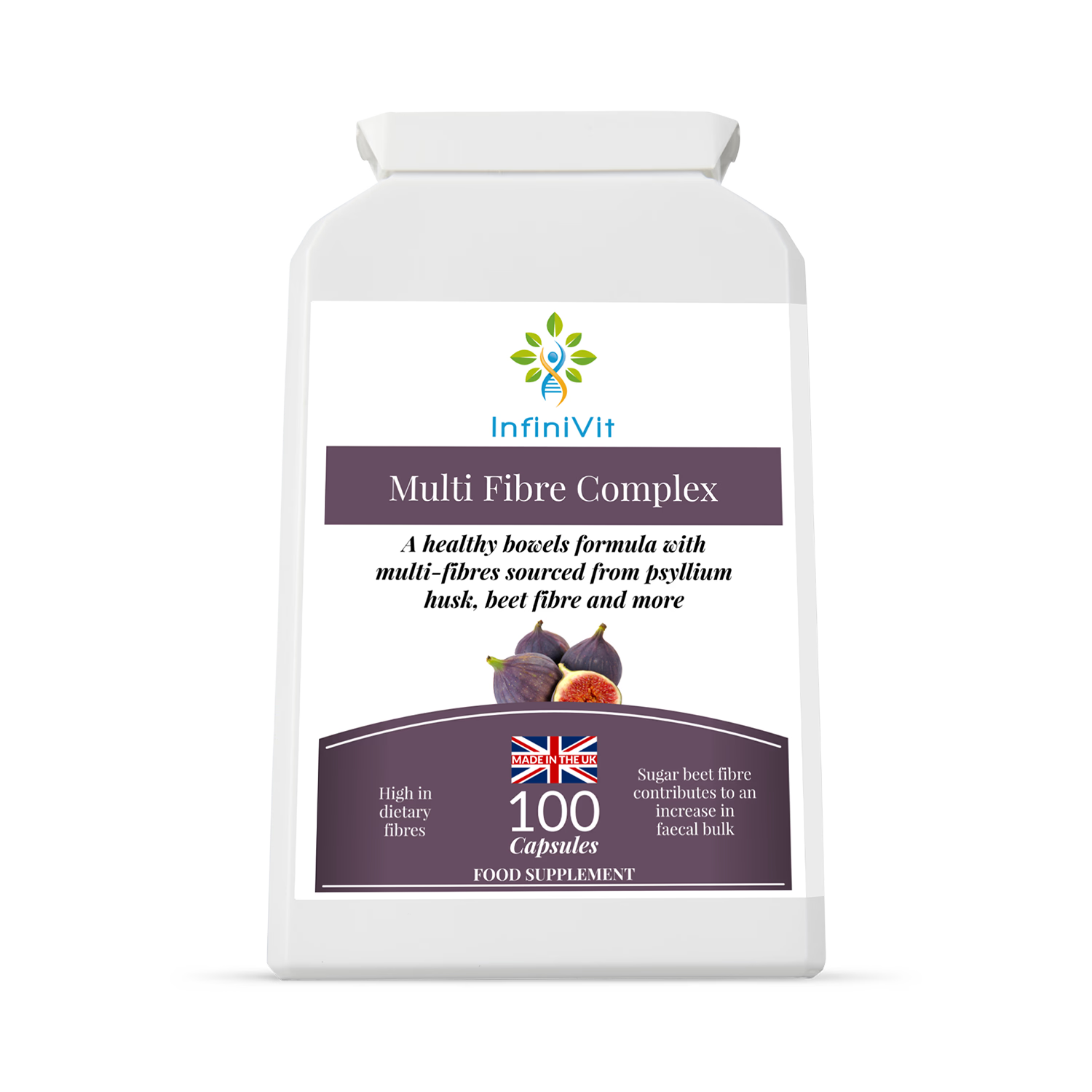 InfiniVit multi fibre complex capsules 100 count, UK version