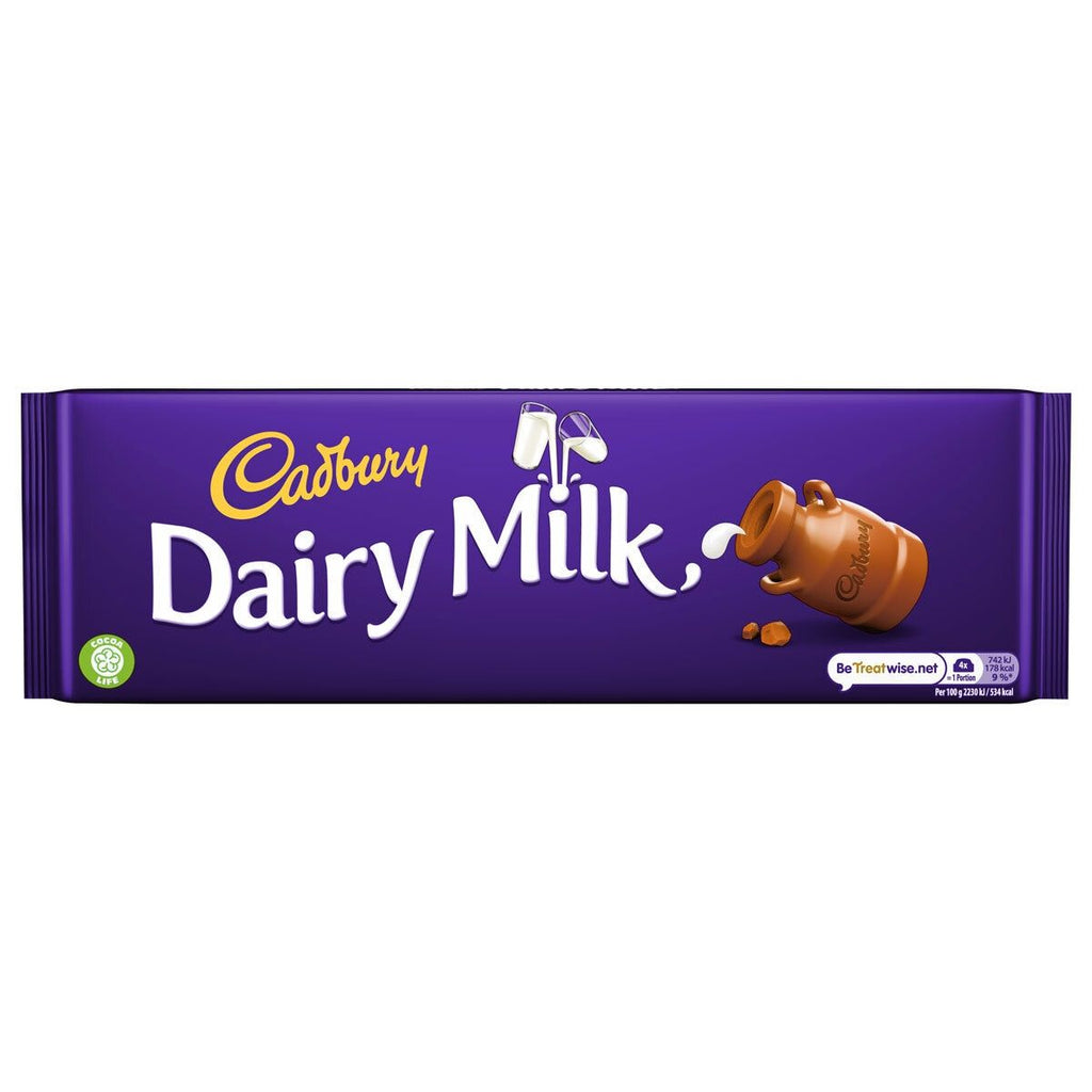 Cadbury Dairy Milk Chocolate, 4 x 300g