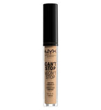 NYX Professional Makeup Can't Stop Won't Stop Contour Concealer Vegetarian & Vegan Boots Natural  