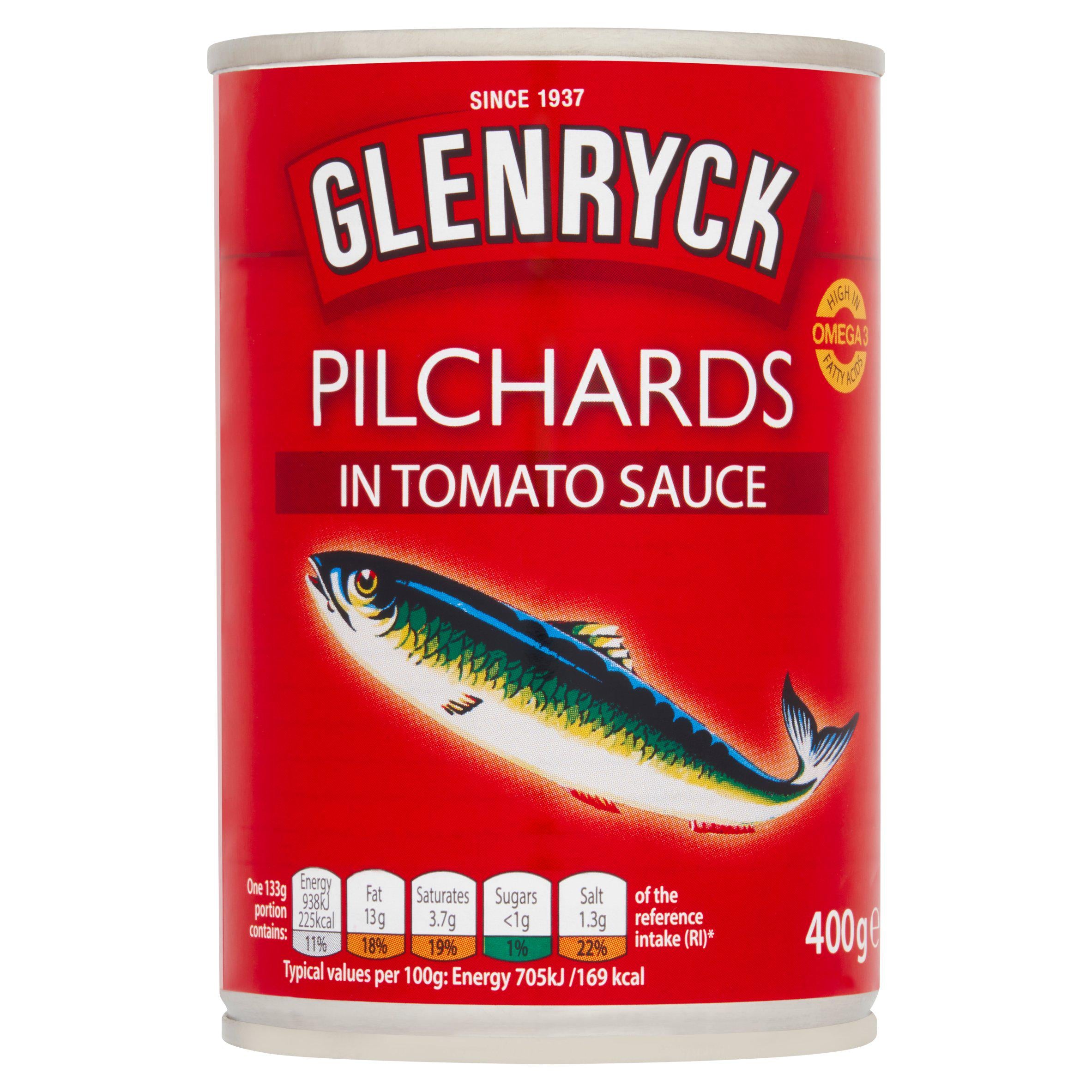 Glenryck Pilchards in Tomato Sauce 400g Fish Sainsburys   