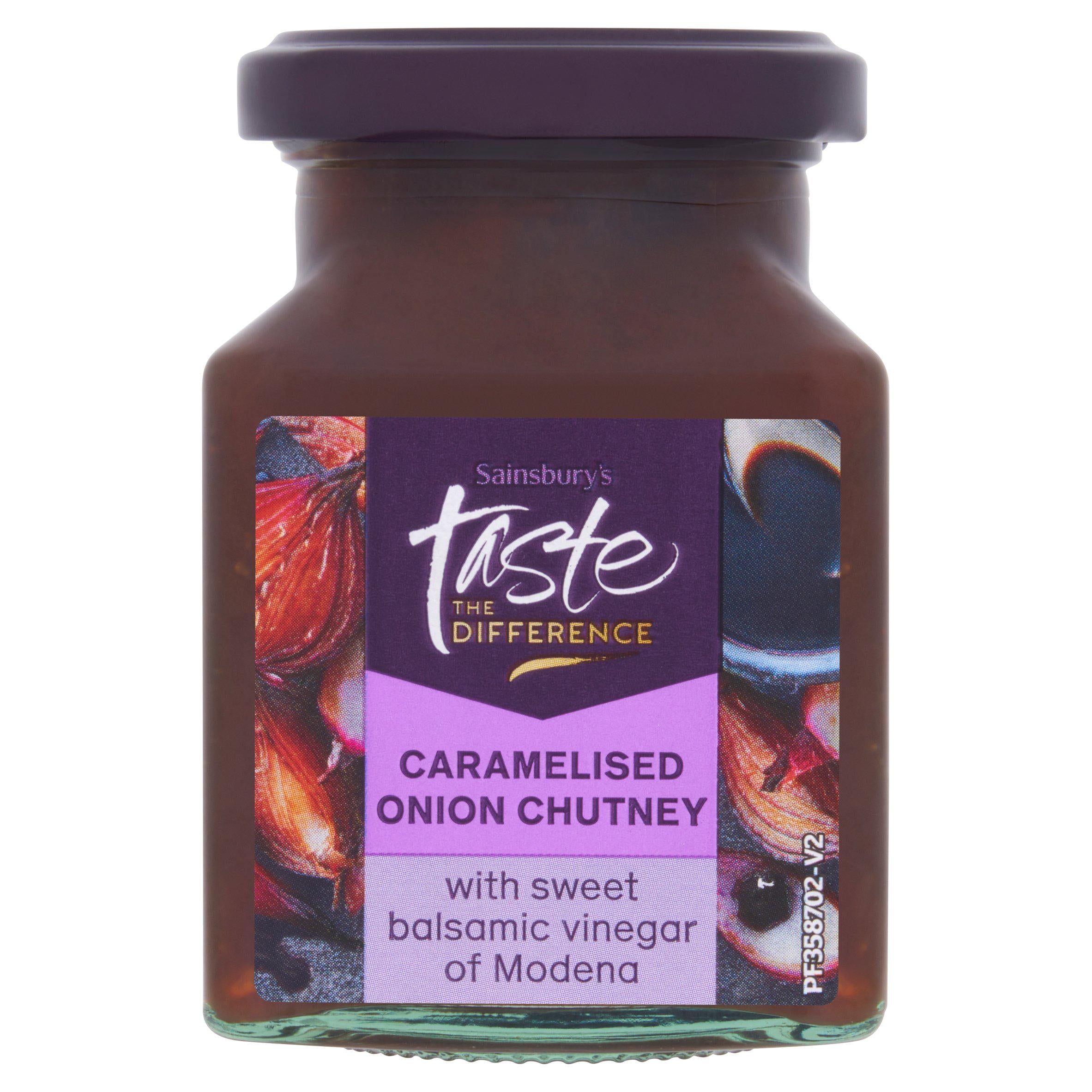 Sainsbury's Caramelised Onion Chutney, Taste the Difference 230g GOODS Sainsburys   