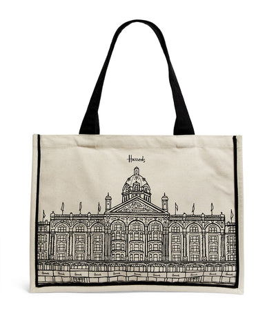 Harrods Harrods Large Outline Tote Bag- Buy online at McGrocer