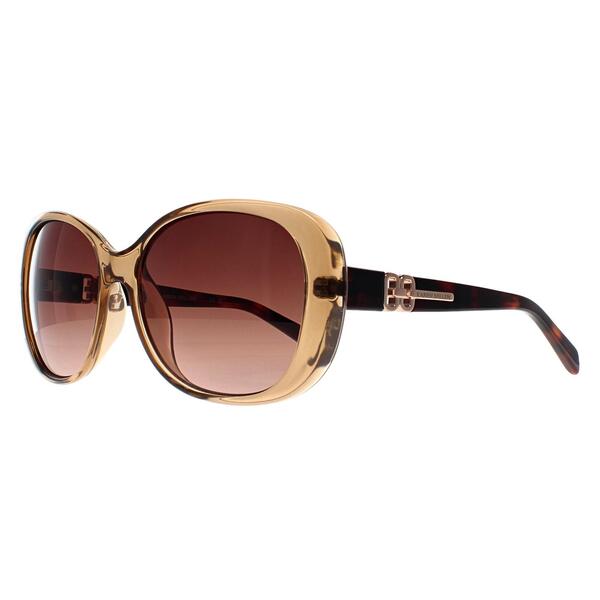 Karen Millen KM5054 braune Damen-Sonnenbrille - Britisches Produkt