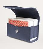 Ettinger leather double playing cards case - British product