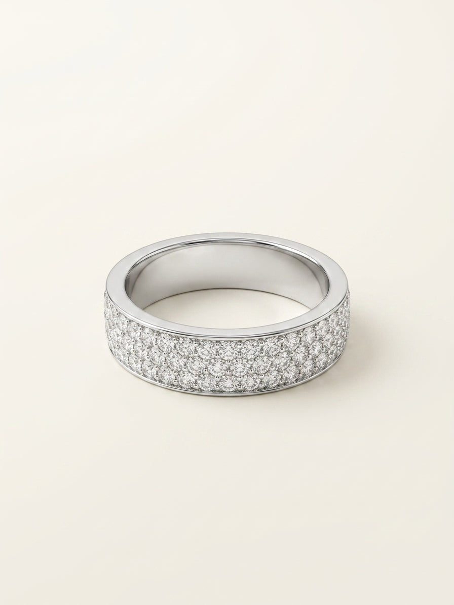 Cartier LOVE ring 18ct white gold 0.77ct diamond (British brand)