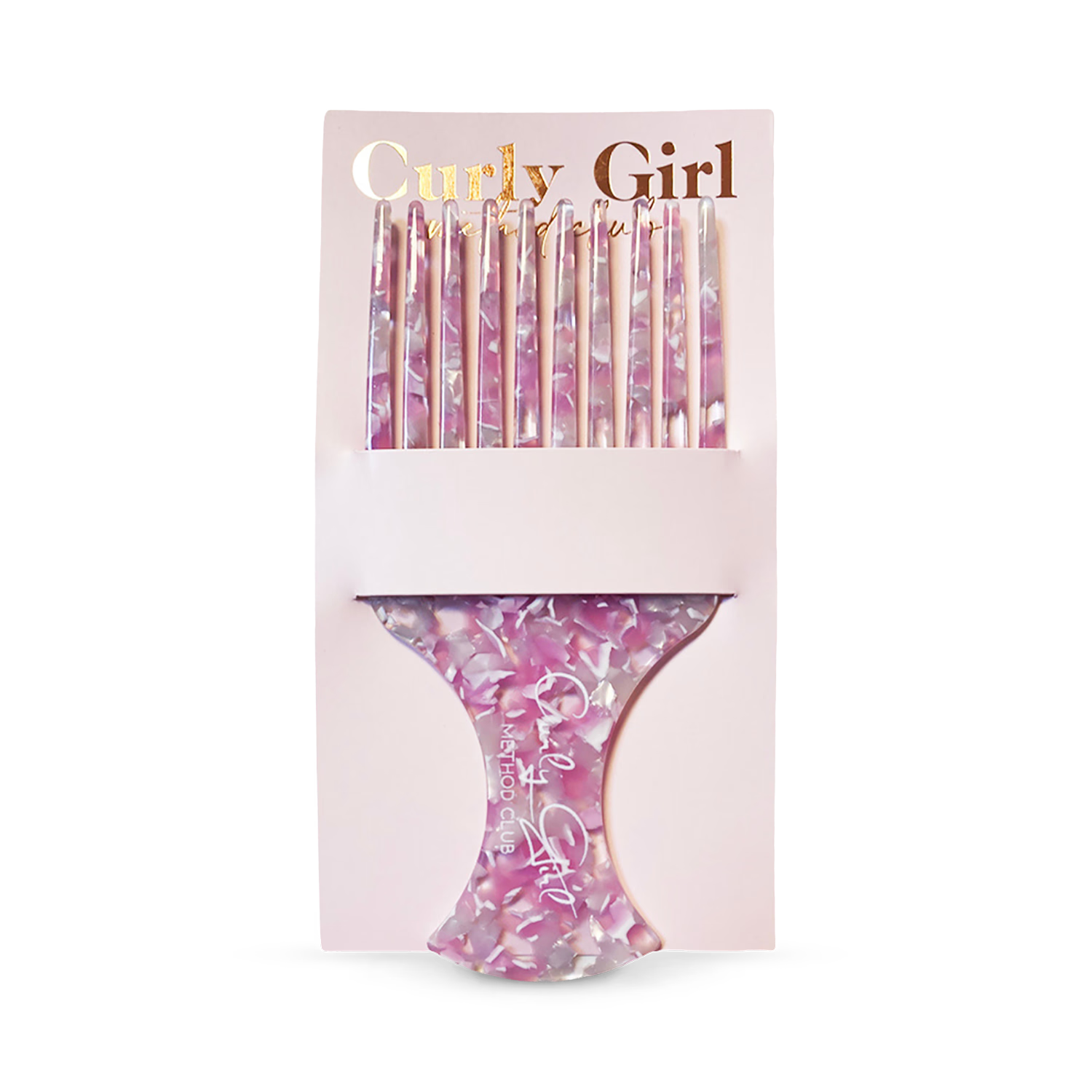 CGMC Pik Comb pink shimmer marble, UK version