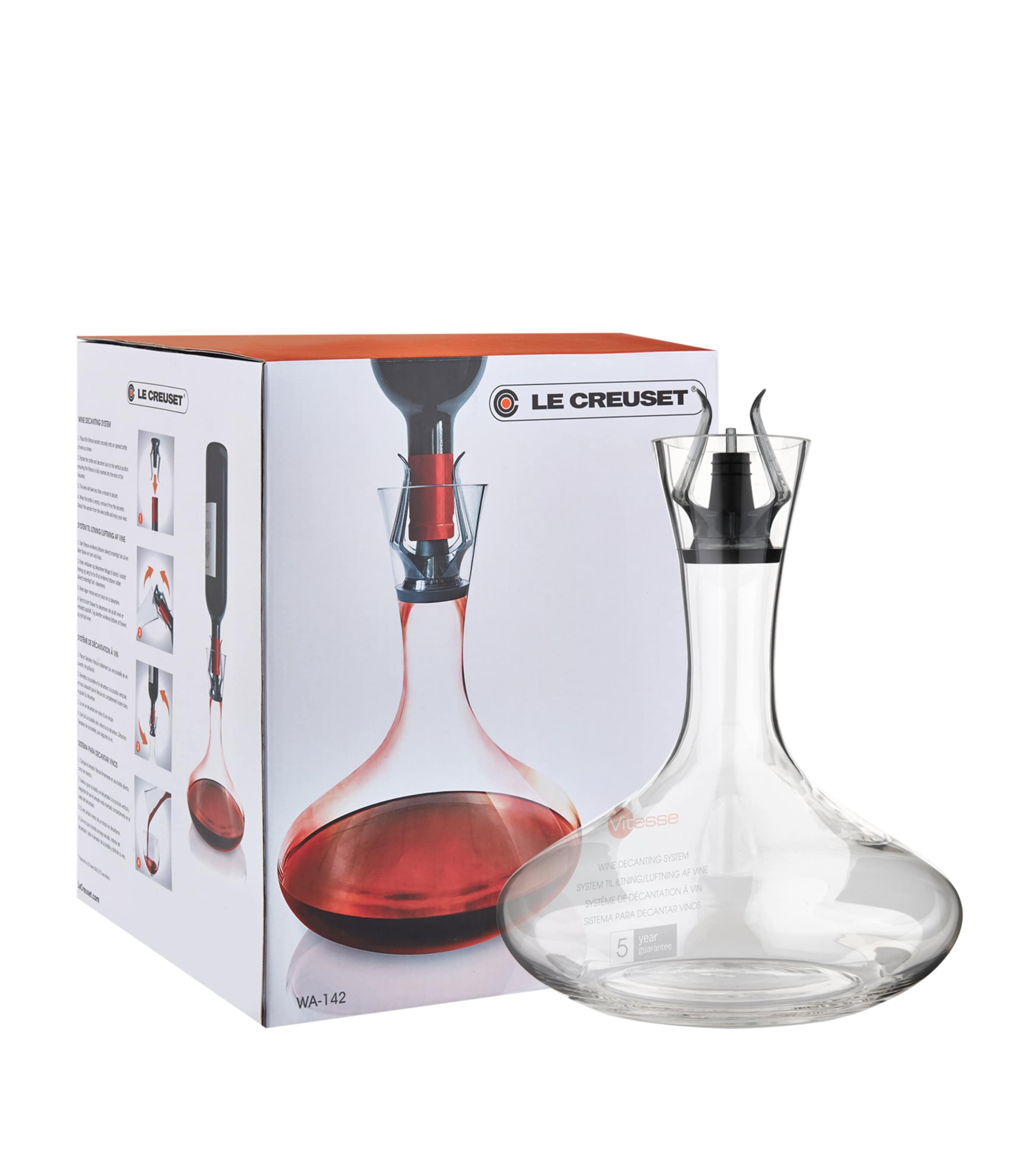 Le Creuset Vitesse wine decanter, UK version