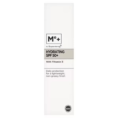 Superdrug Me+ SPF50 Booster 50ml Fuktighetsgivende Solkrem Serum- Kjøp online hos McGrocer