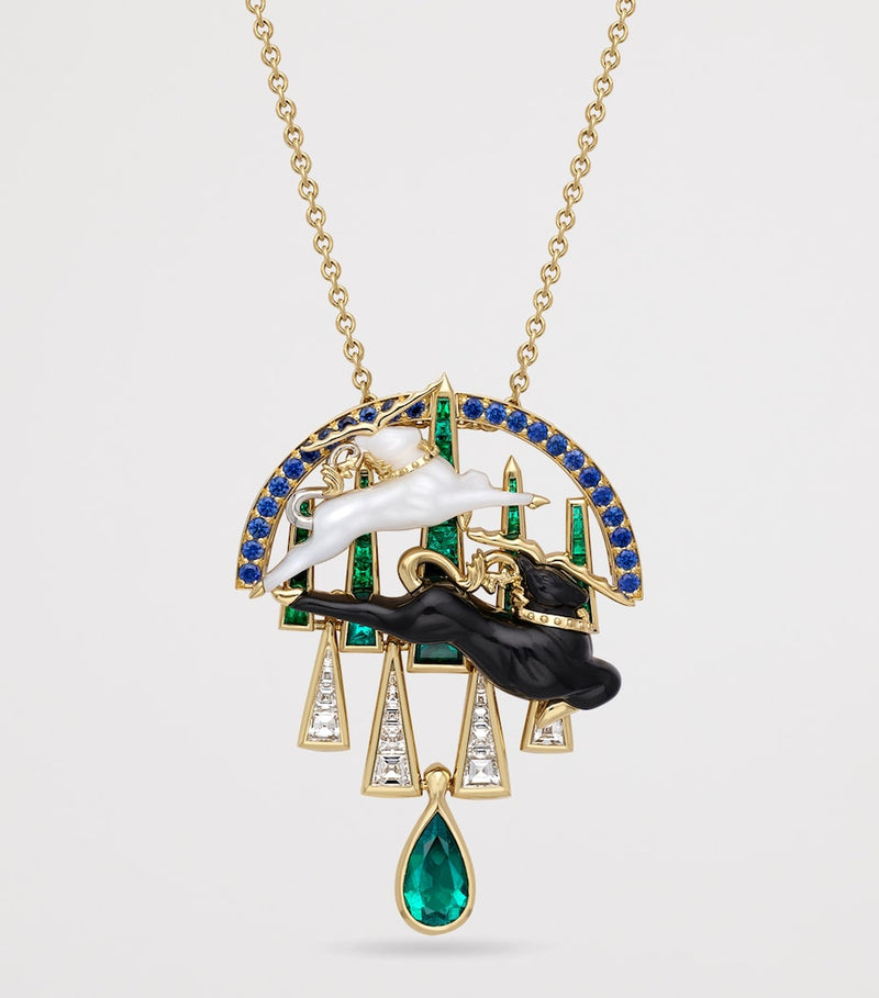 Boodles Palace Collection pendant 18kt gold, imported from the UK