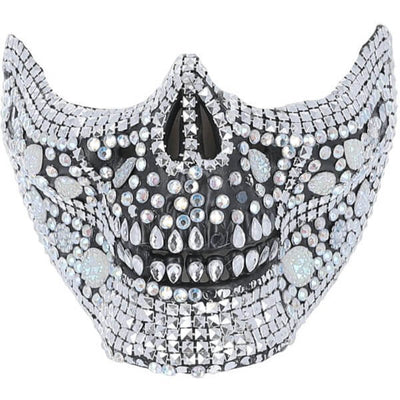 Superdrug Smiffys Deluxe Crystal Skull Half Face Mask- Buy online at McGrocer
