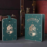 Harry Potter Slytherin passport holder and luggage tag set (British brand)