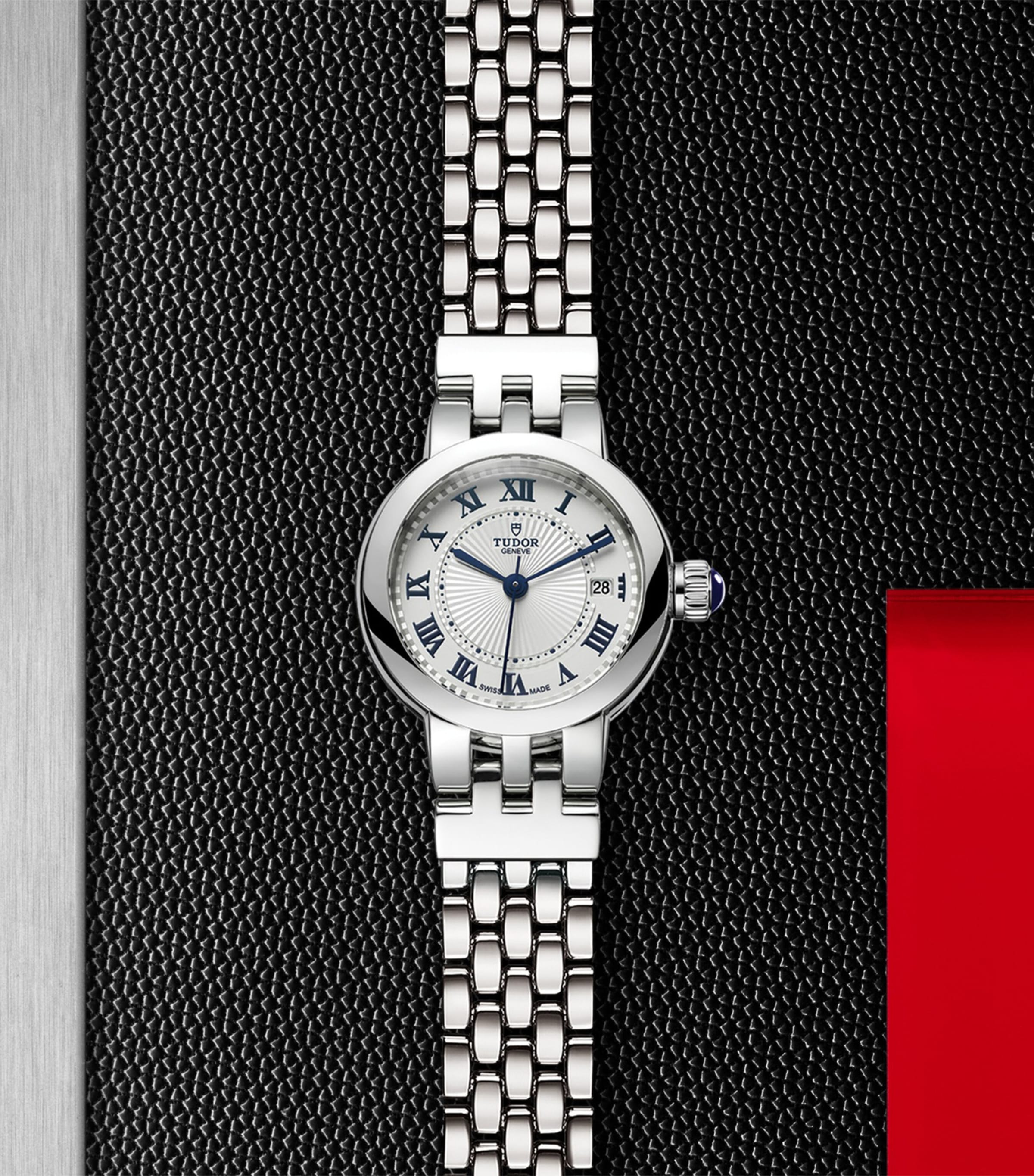 TUDOR Clair de Rose 26mm stainless steel watch - British product