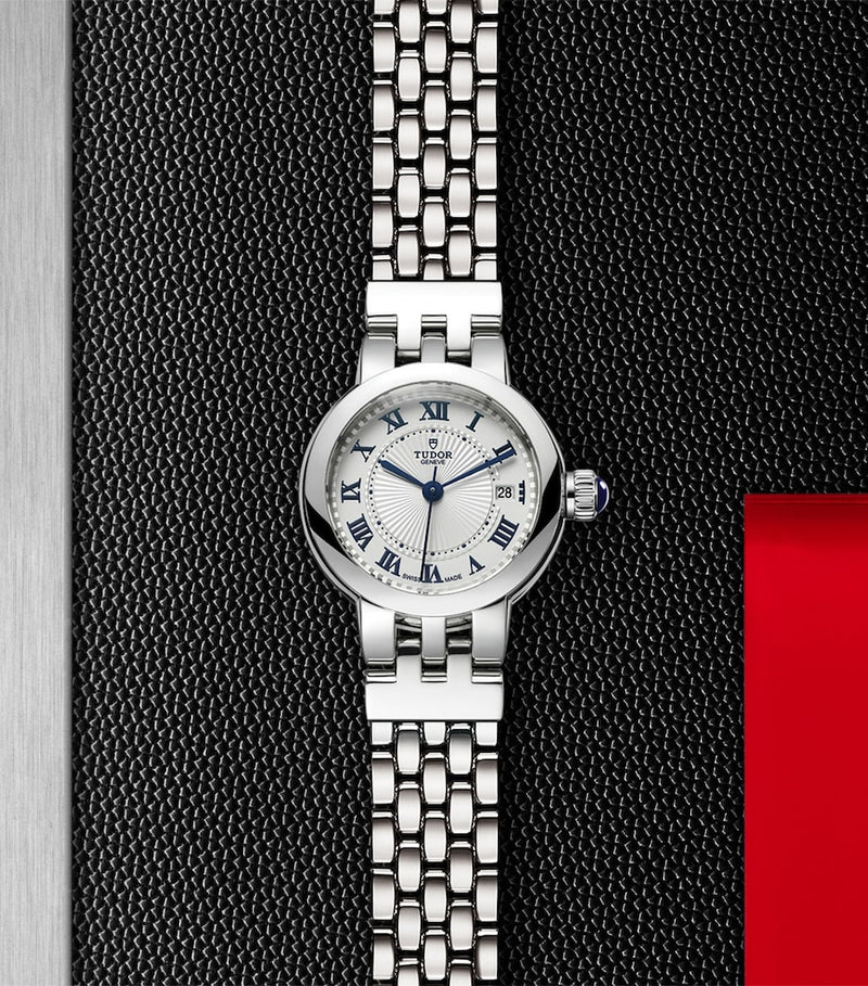 TUDOR Clair de Rose 26mm stainless steel watch - British product