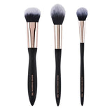 Profusion Cosmetics 3-piece face brush set - British product