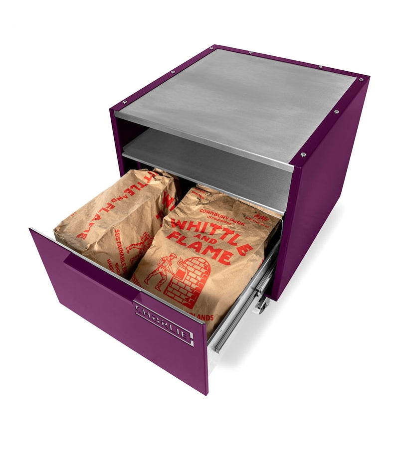 Charlie Oven Outdoor Island Cabinet for charcoal and utensils - British product