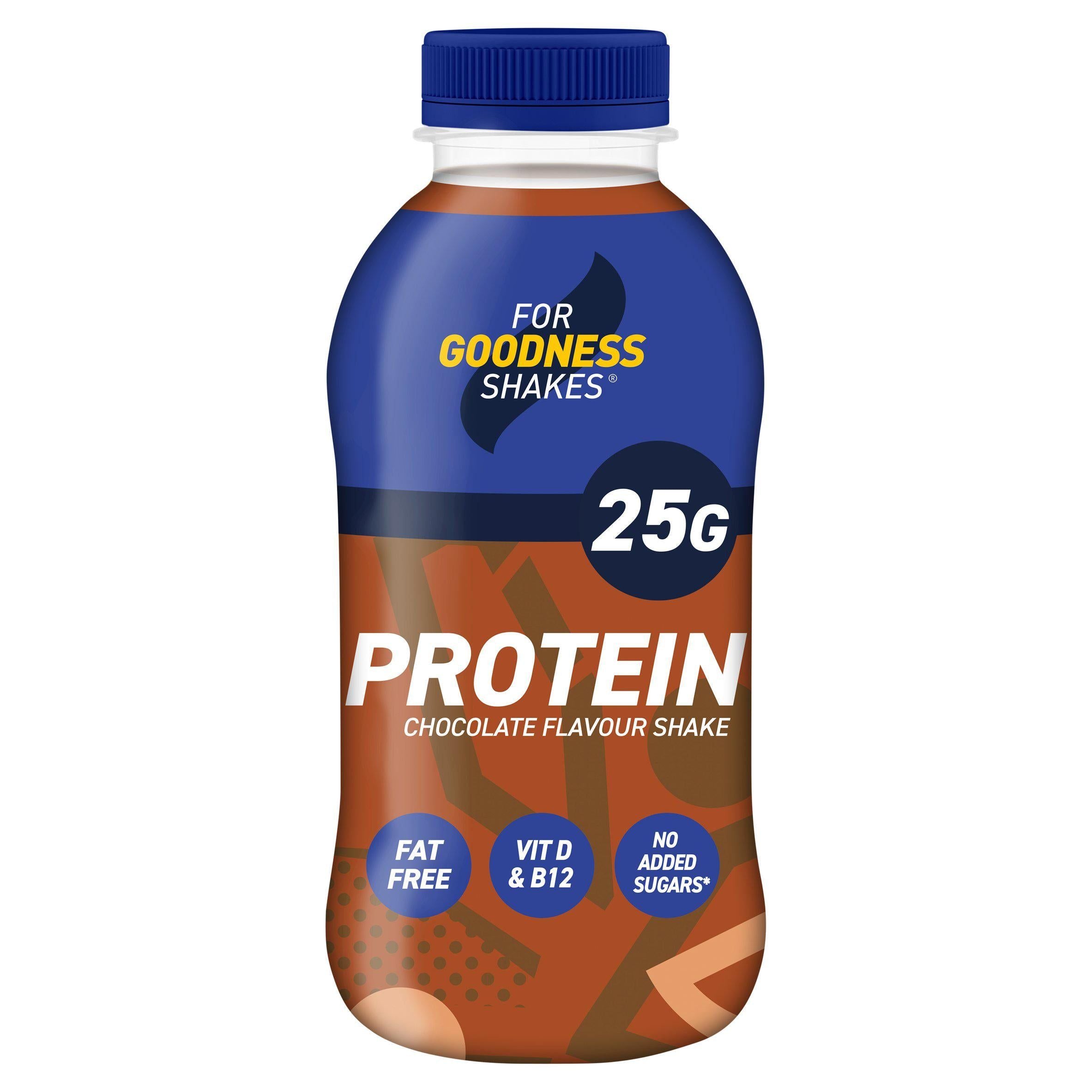 For Goodness Shakes Protein Chocolate Flavour Shake 435ml All Sainsburys   