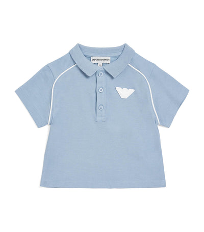 Emporio Armani Kids Cotton-Blend Polo Shirt (6-36 Months)