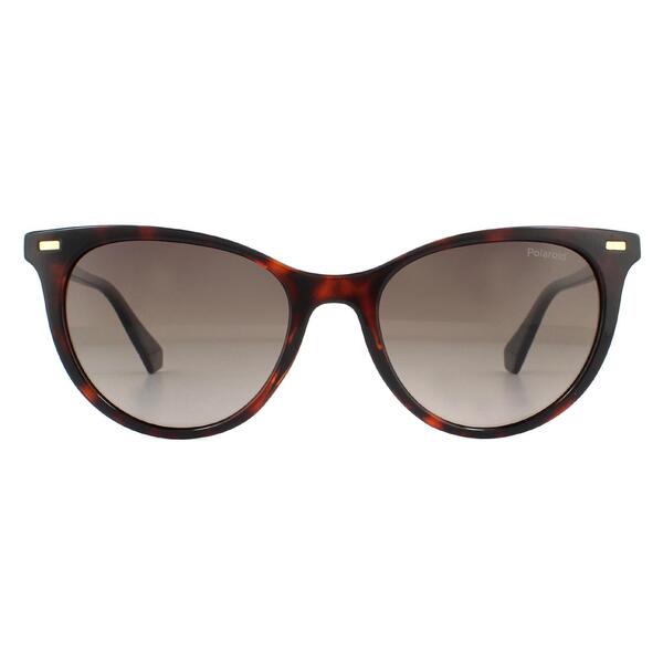 Polaroid women's cat eye sunglasses brown gradient polarized, imported from the UK
