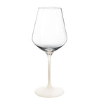 Villeroy & Boch set of 4 red wine glasses with stone-like stem, 490ml (British brand)