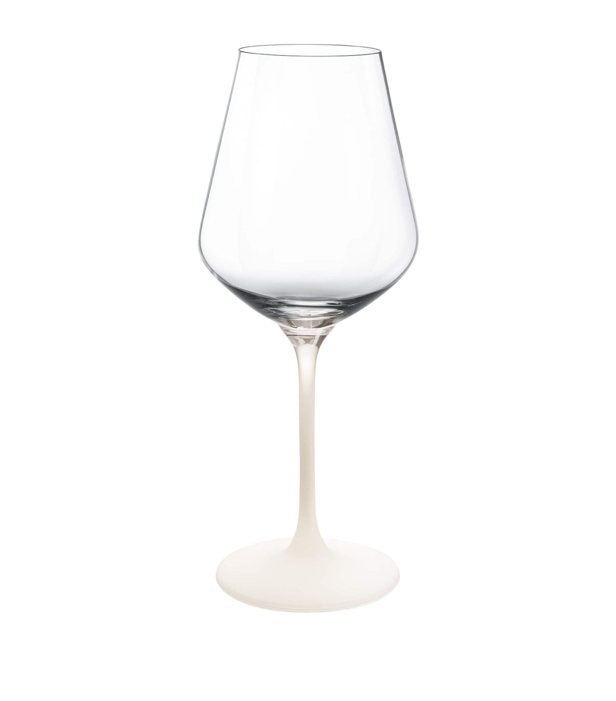 Villeroy & Boch set of 4 red wine glasses with stone-like stem, 490ml (British brand)