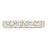 2.00ctw Round Brilliant Cut Diamond Eternity Ring, 18ct Yellow Gold in 6 Sizes