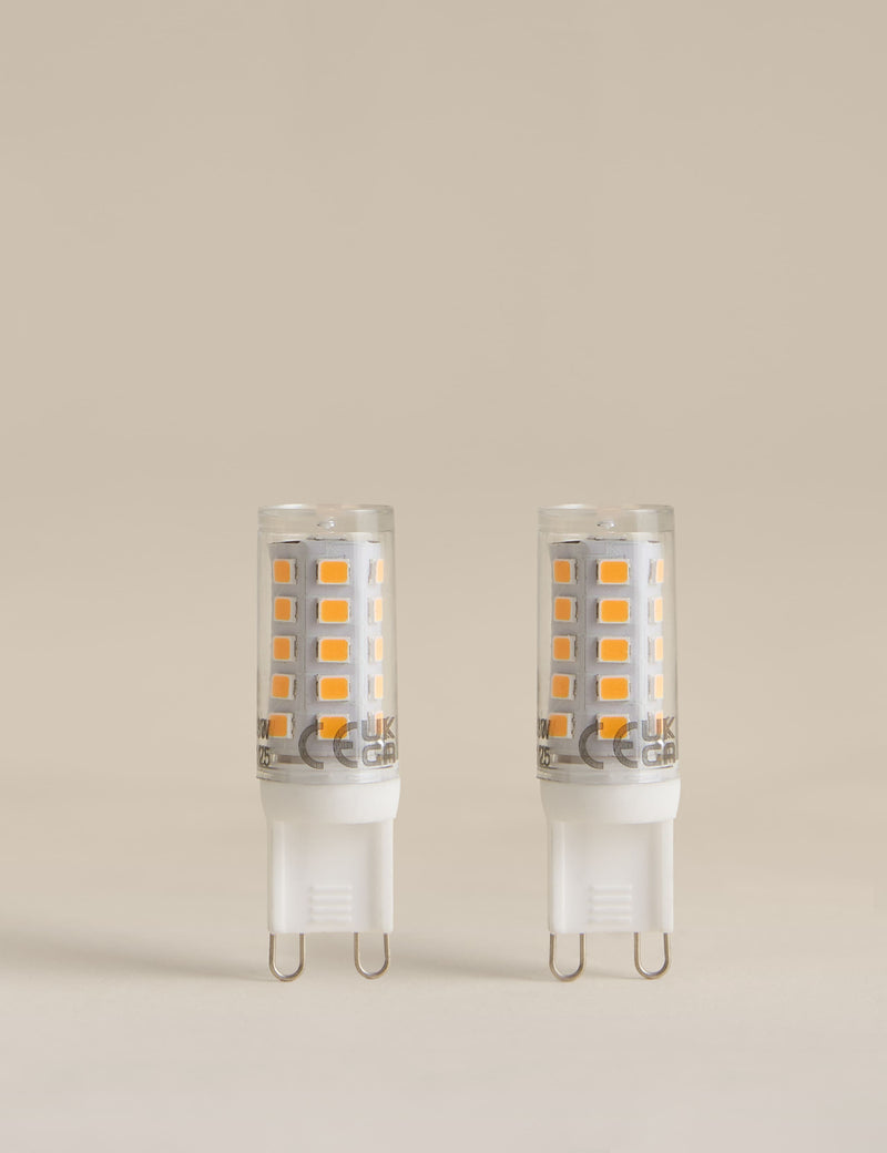 LED light bulbs 3W G9 2 pack, imported from the UK
