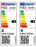 B22 GLS LED light bulbs 2 pack 4W - British product