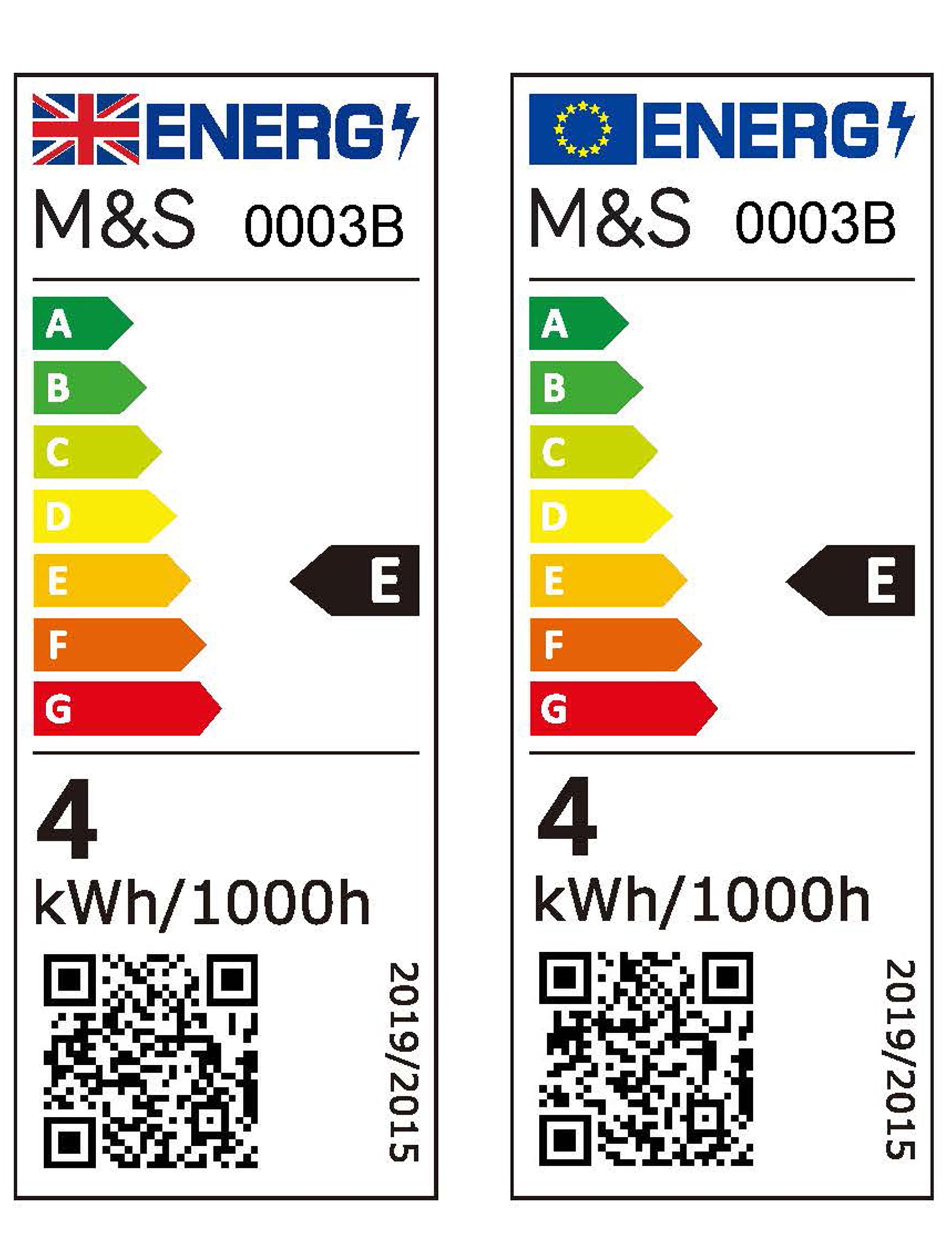 2 pack 4W E27 LED bulbs - British product