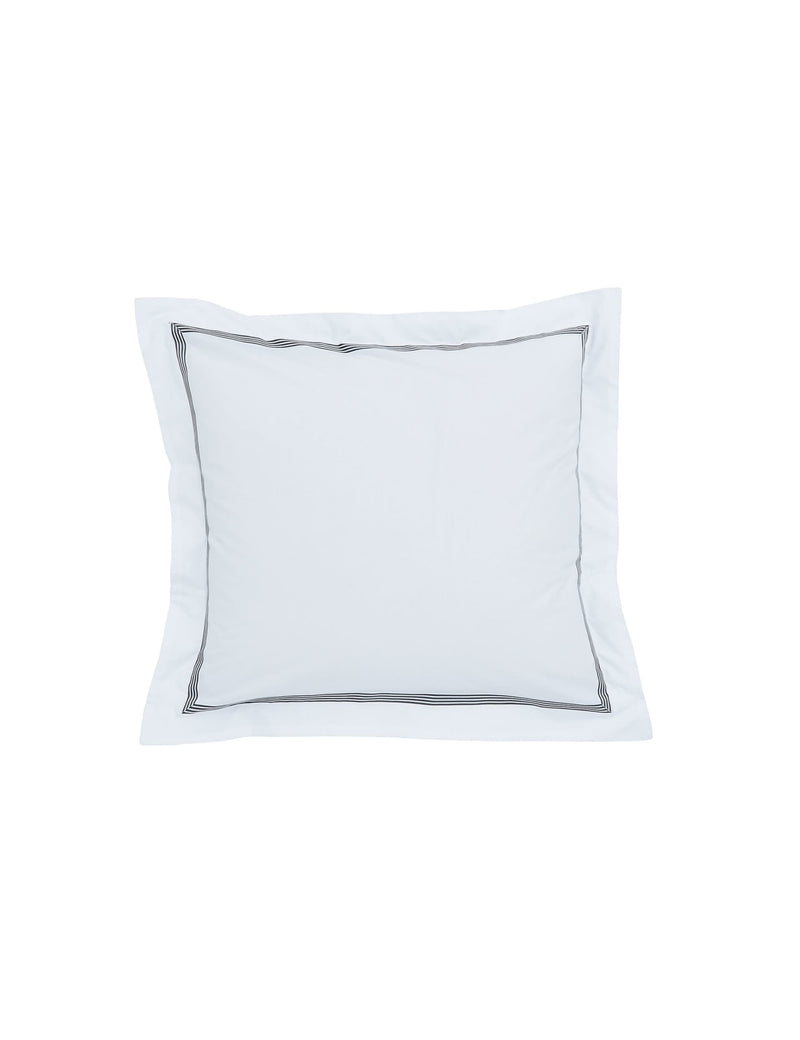 Bedeck of Belfast pure cotton square pillowcases 2 pack, imported from the UK
