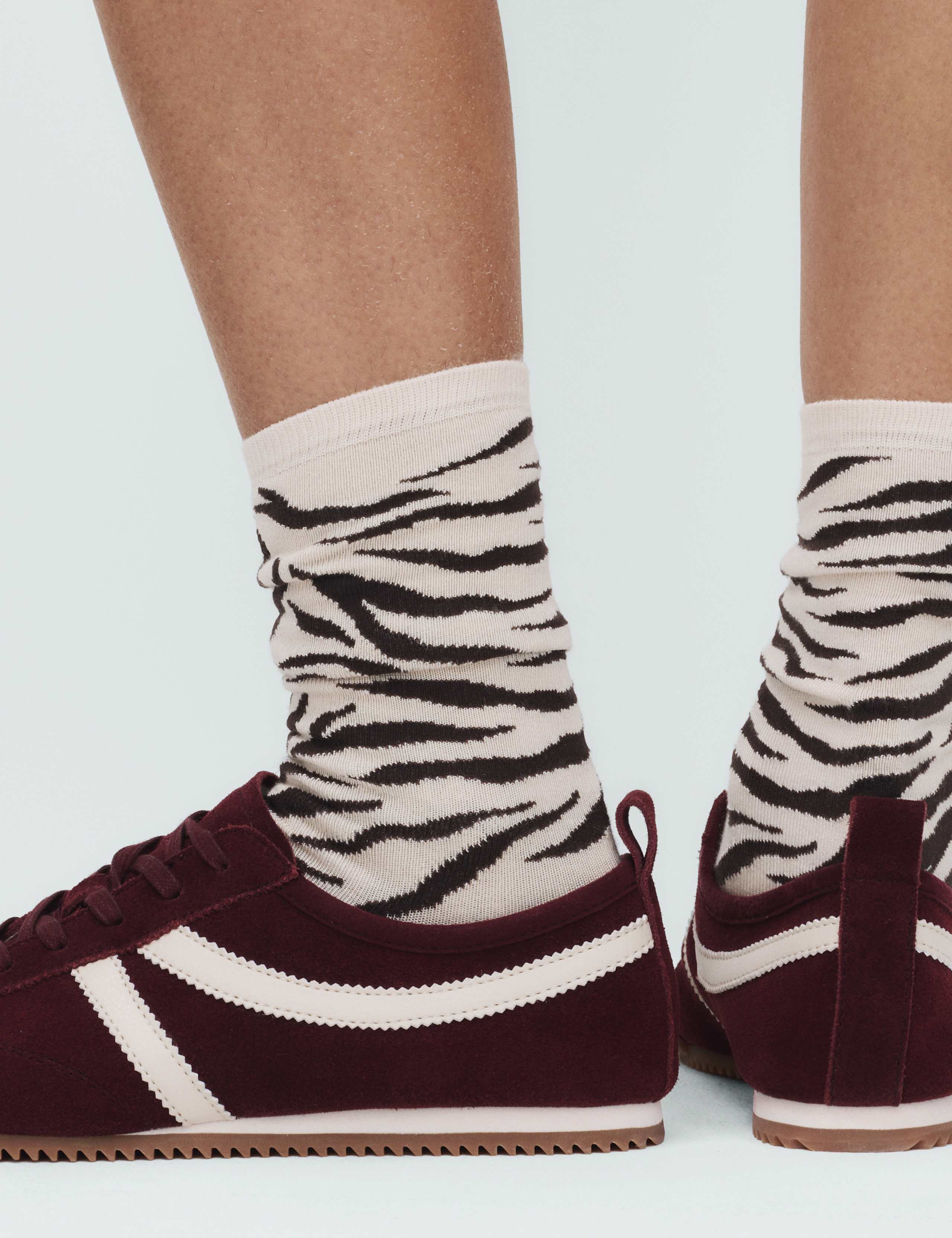 M&S animal print crew socks 2 pack - British product