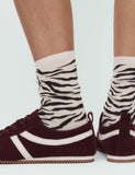 M&S animal print crew socks 2 pack - British product
