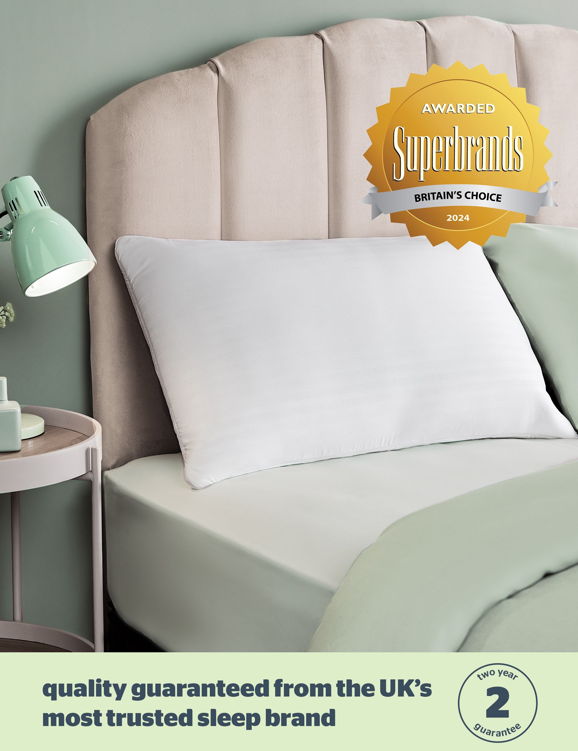 Silentnight Anti-Allergy Memory Foam Pillows 2 Pack - British product
