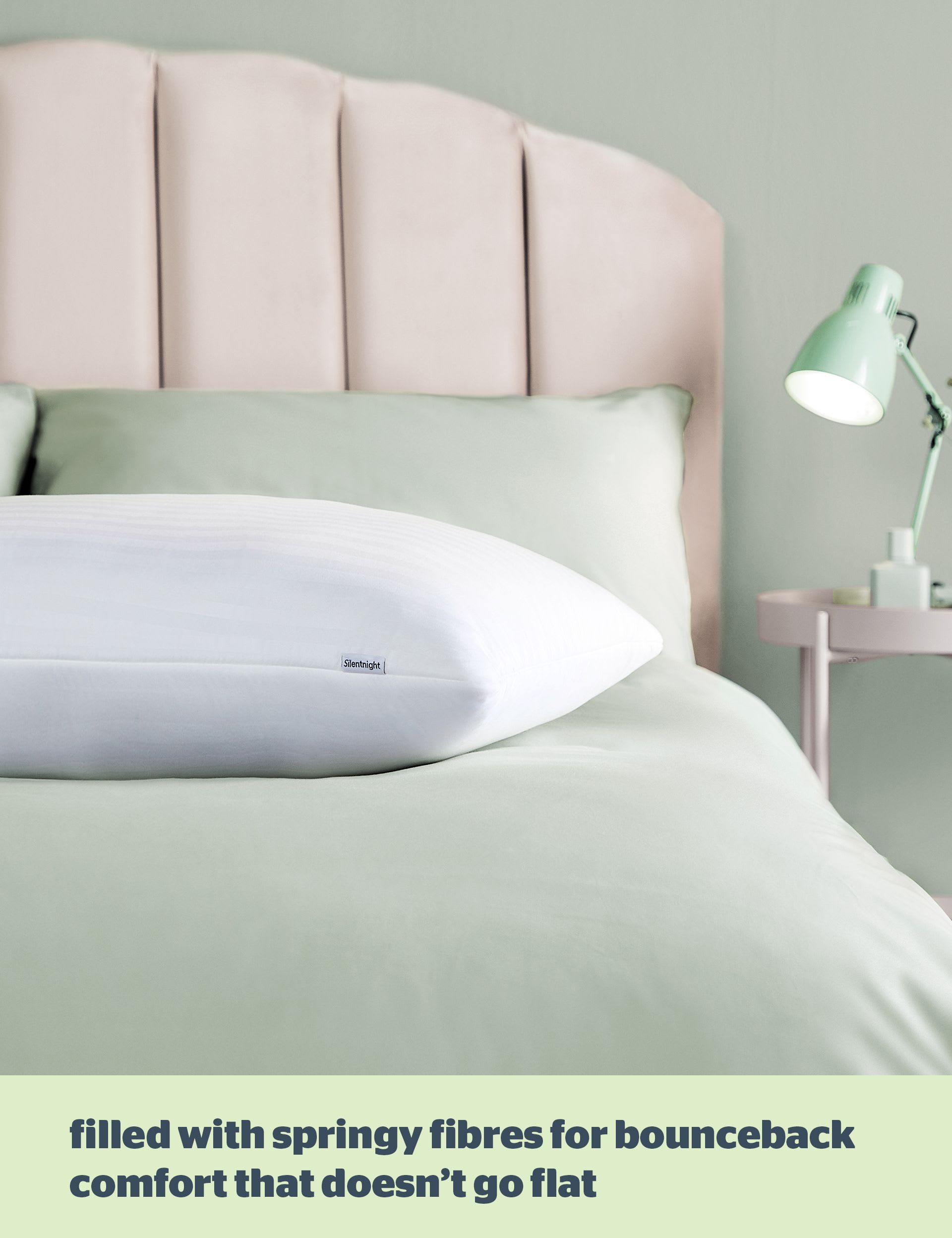 Silentnight Anti-Allergy Memory Foam Pillows 2 Pack - British product