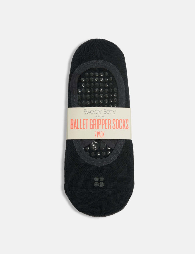 Sweaty Betty ballet gripper cotton rich socks 2 pack (British brand)