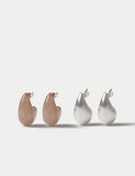 Brushed teardrop earrings 2 pack 12mm (British brand)