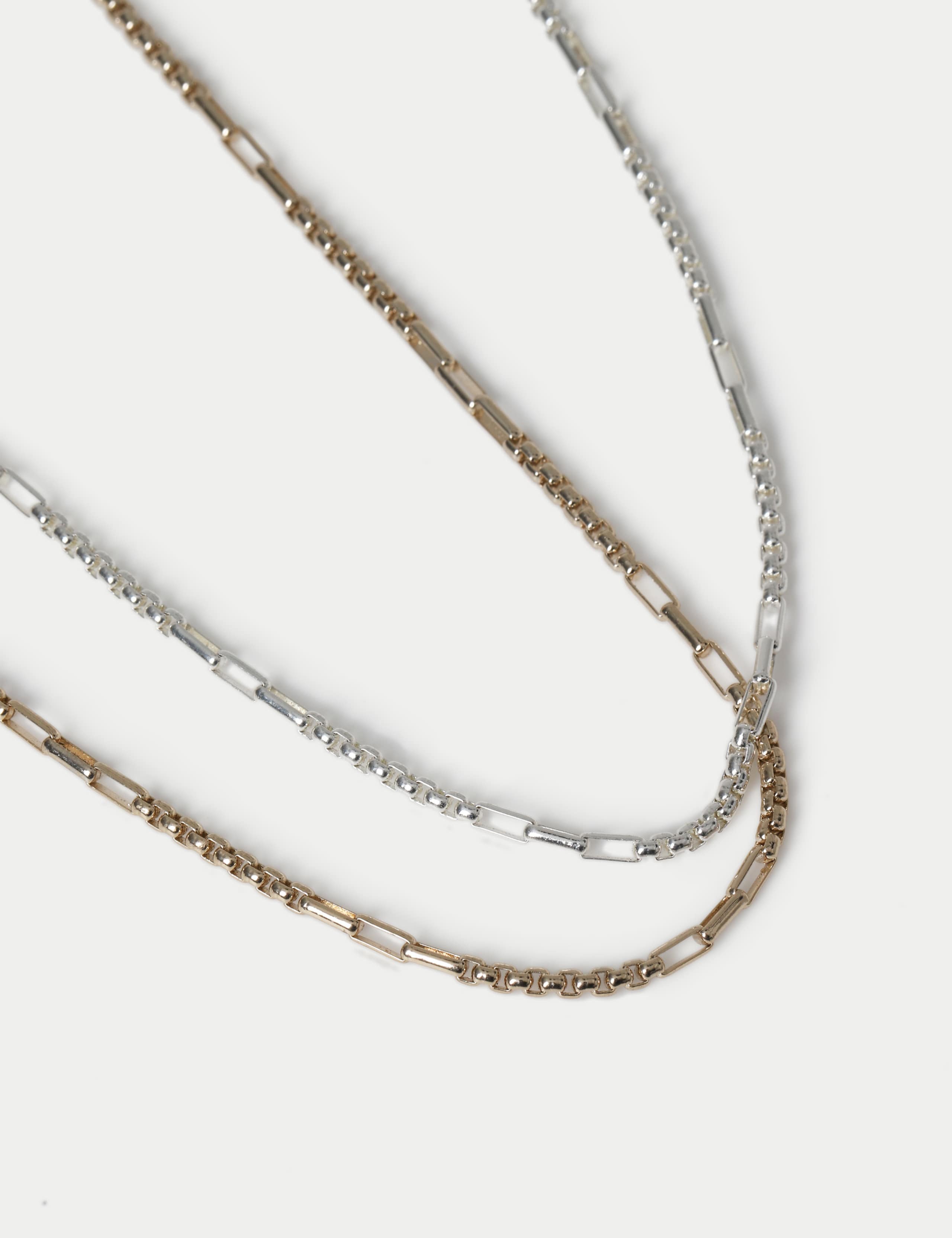 M&S chain necklace 2 pack set - British product