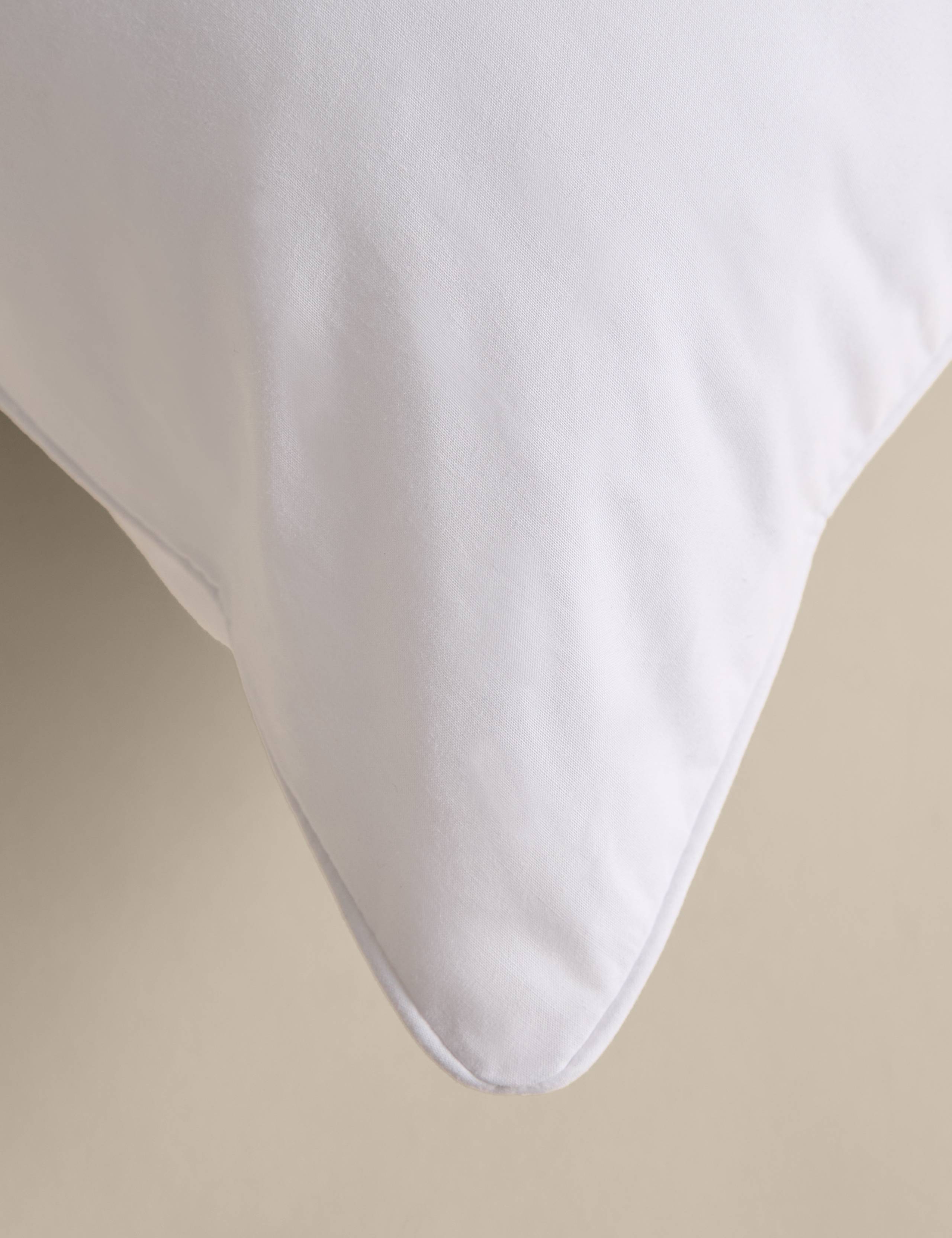Cluster fibre firm pillows in a 2 pack - British product