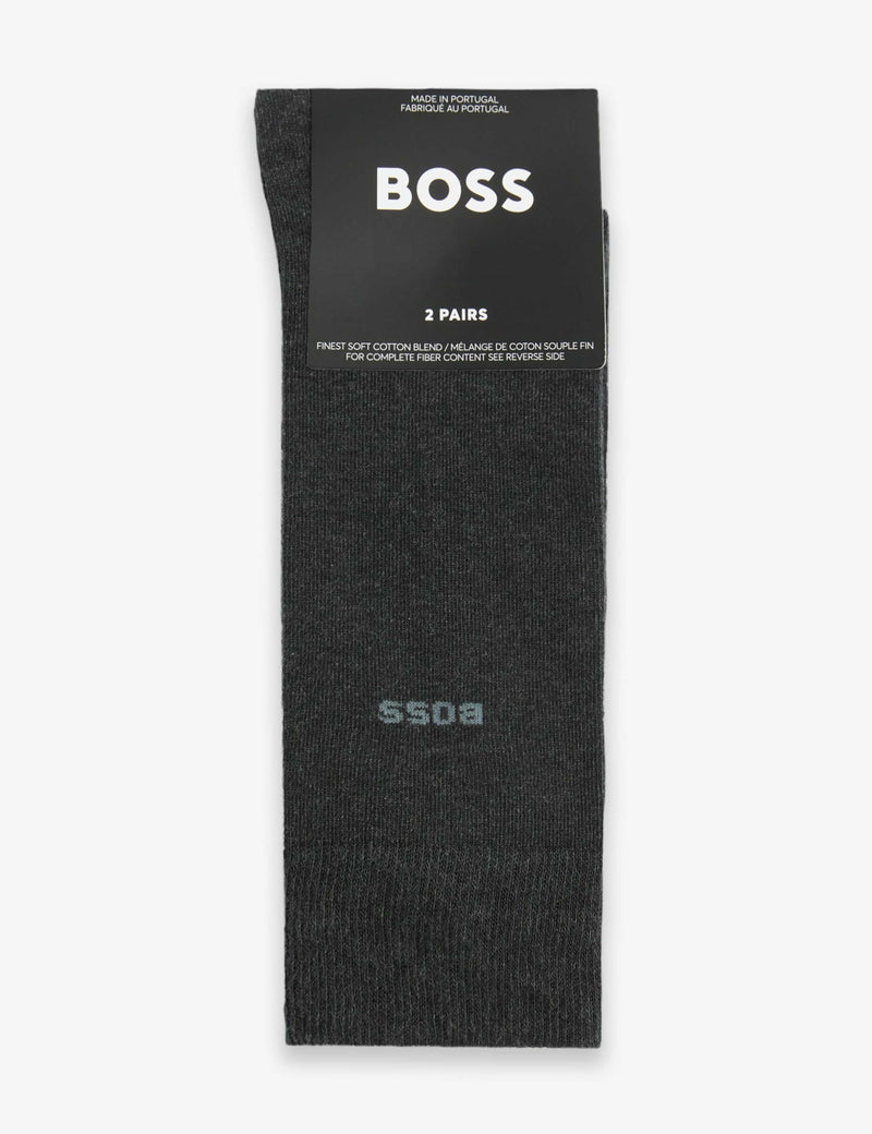 BOSS cotton rich ankle socks 2 pack - British product